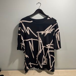 Mens Zara t- knitted shirt.